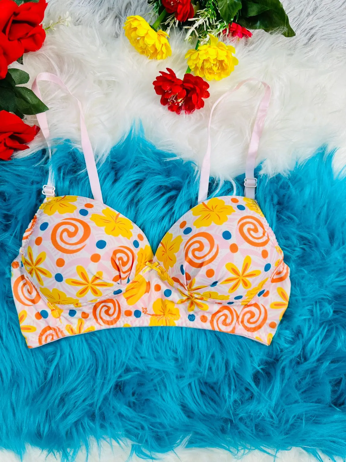 1 Print + 2 Solid color+ 2 Les Bra combo - Image 2